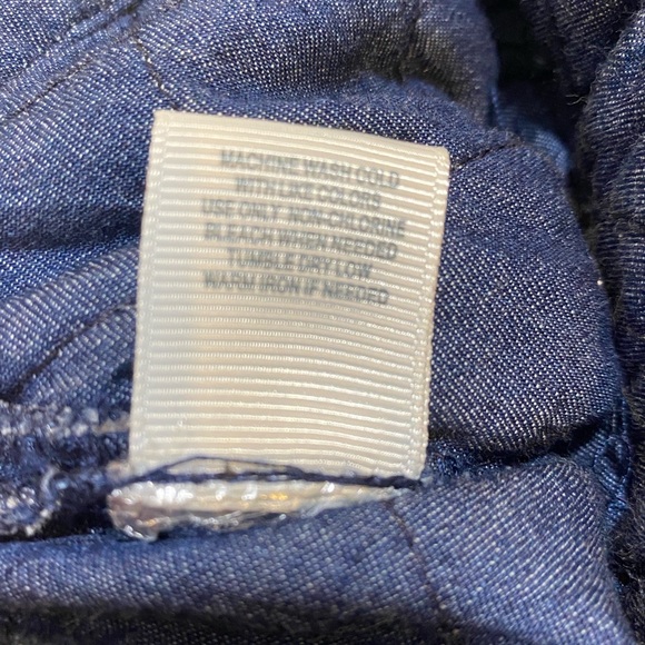 Petite medium Quilted indigo blue jacket. - Picture 13 of 13